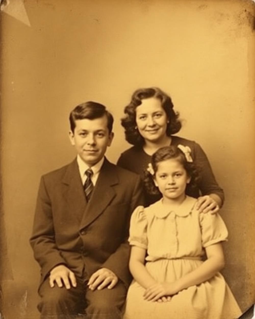 1947 family portrait